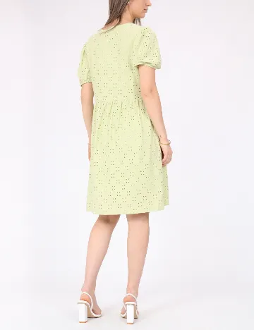 Rochie scurta Pieces, verde Verde