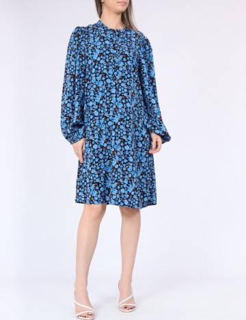 Rochie medie Pieces, albastru