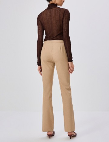 Pantaloni Reserved, maro deschis