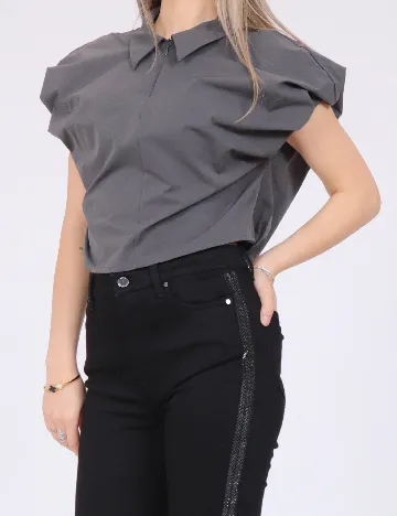 Camasa Vero Moda, gri