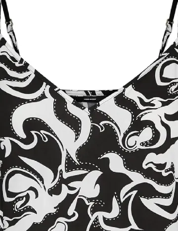 Maiou Vero Moda, alb/negru