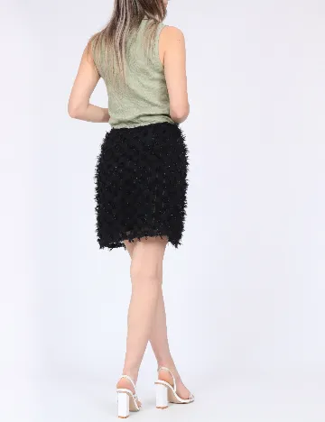 Fusta Pieces, negru Negru