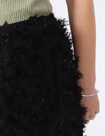 Fusta Pieces, negru Negru