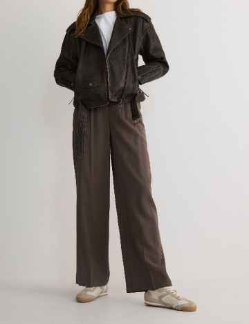 Pantaloni Reserved, maro