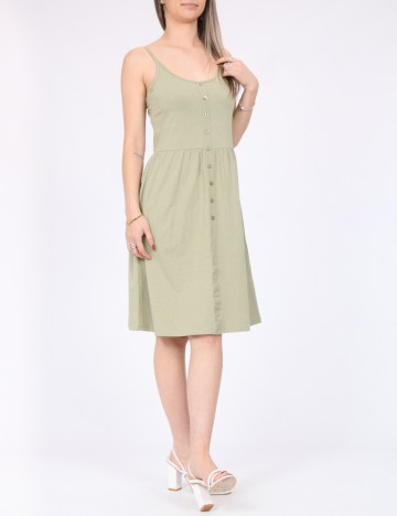 Rochie scurta Pieces, verde
