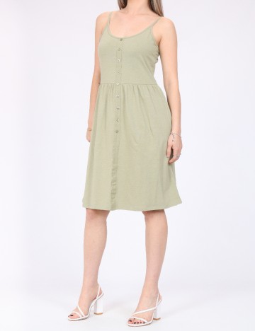 Rochie scurta Pieces, verde