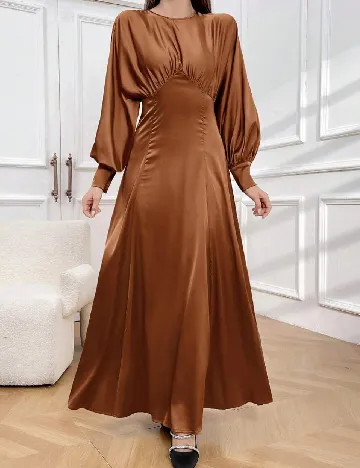 Rochie lunga SHEIN, maro