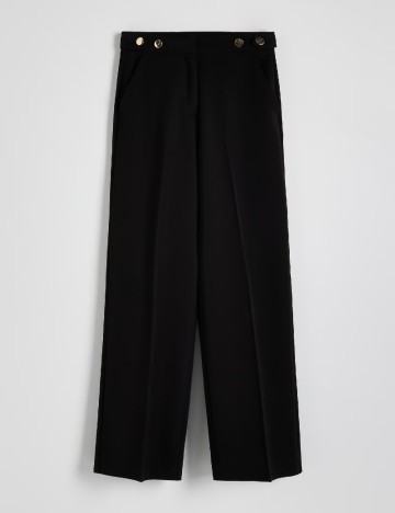 Pantaloni Reserved, negru