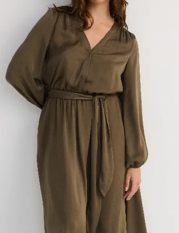 Rochie medie Reserved, kaki