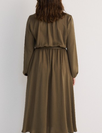 Rochie medie Reserved, kaki
