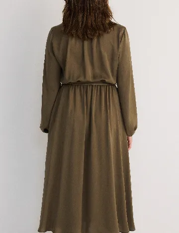 Rochie medie Reserved, kaki