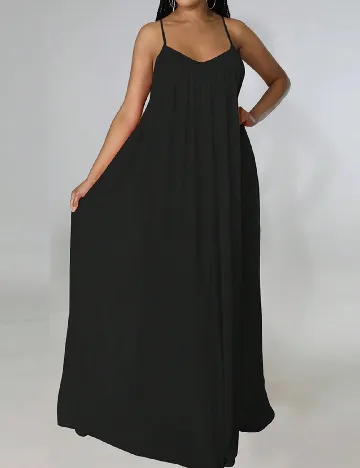 Rochie lunga SHEIN, negru Negru