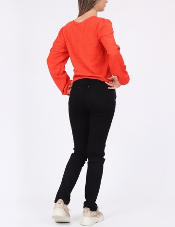 Bluza Pieces, portocaliu