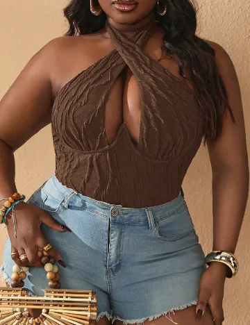 Body SHEIN CURVE, maro