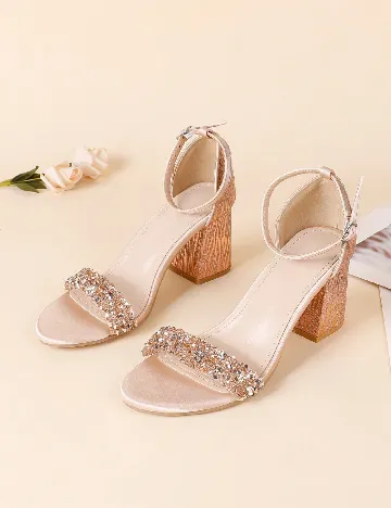 Sandale SHEIN, roz Roz