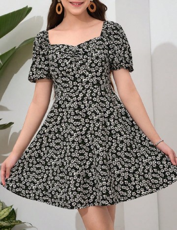 Rochie Shein Kids, floral print