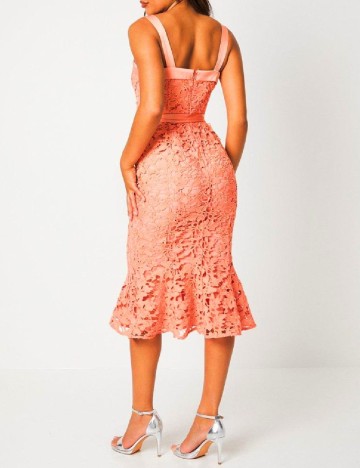 Rochie medie Coast, corai