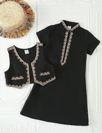 Compleu Shein Kids, negru