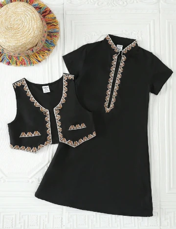 Compleu Shein Kids, negru