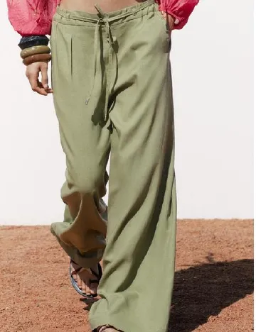 Pantaloni Zara, verde