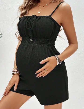 Salopeta SHEIN Maternity, negru Negru
