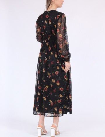 Rochie lunga Only, negru