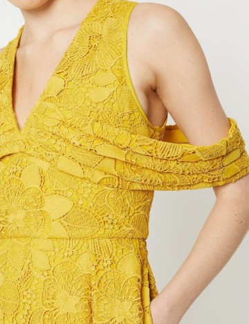 Rochie medie Coast, galben