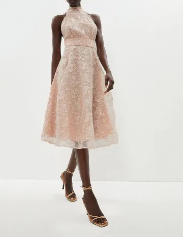 Rochie medie Coast, crem Crem