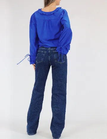 Bluza Pieces, albastru Albastru
