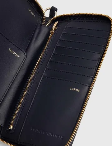 Portofel Tommy Hilfiger, bleumarin inchis
