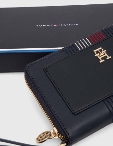 Portofel Tommy Hilfiger, bleumarin inchis