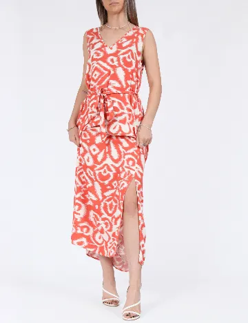 Rochie lunga Vero Moda, portocaliu