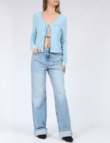 Cardigan Pieces, albastru