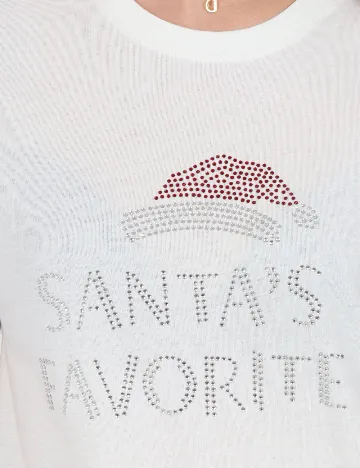 Tricou Only, alb