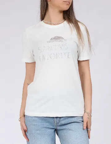 Tricou Only, alb