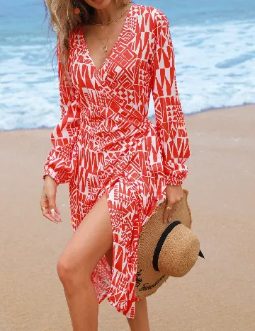 Rochie medie SHEIN, portocaliu Portocaliu