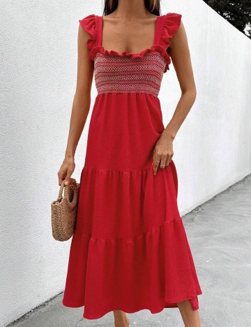 Rochie lunga SHEIN, rosu