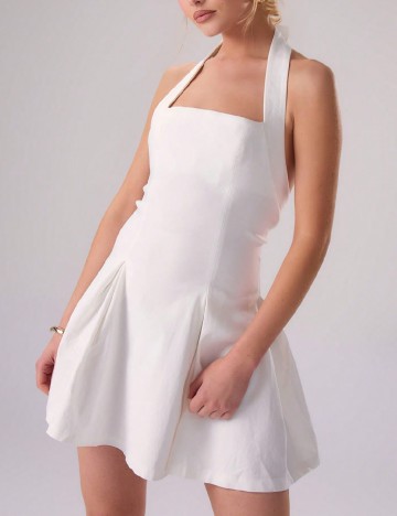 Rochie scurta Musera, alb