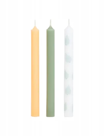 Set lumanari 3 bucati Sweet Home, mix culori