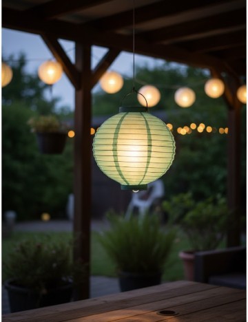 Lanterna de hartie, verde
