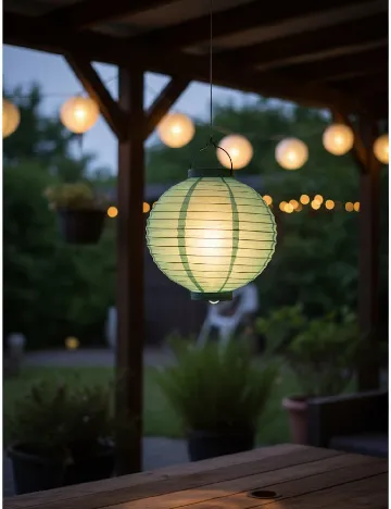 Lanterna de hartie, verde