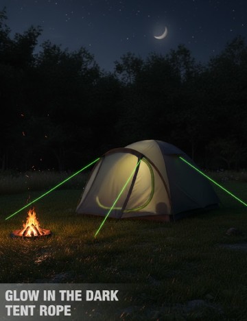 Franghii de cort fosforescente 4 bucati FROYAK, verde