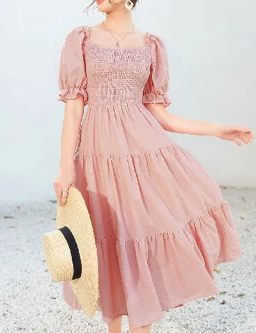 Rochie medie SHEIN, roz