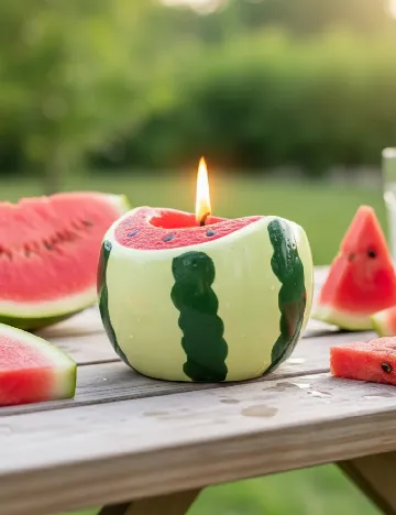 Suport lumanare KAPIMEX, verde/rosu