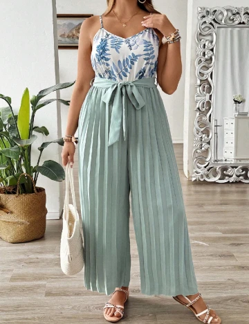 Salopeta SHEIN CURVE, verde