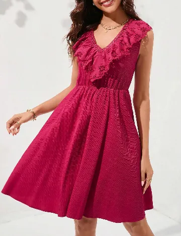 Rochie scurta SHEIN, roz Roz