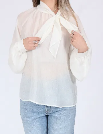 Bluza Jacqueline de Yong, alb