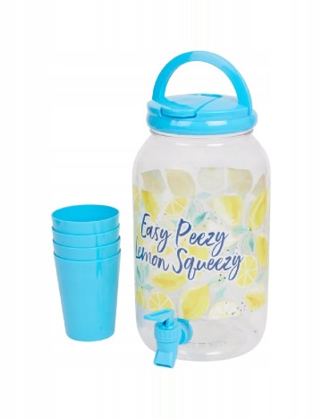 Dozator limonada OutletMag, albastru