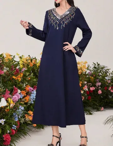 Rochie medie SHEIN, bleumarin Animal print