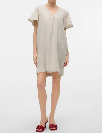 Rochie scurta Vero Moda, crem Crem